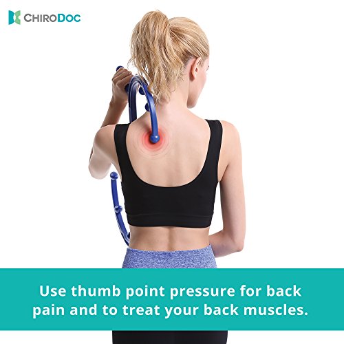 ChiroDoc Trigger Point Massager Self Massage Therapy Tool for Lower Back and Shoulder Pain ChiroDoc Trigger Point Massager Self Massage Therapy Tool for Lower Back and Shoulder Pain