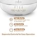 Essential Oil Diffuser Anjou 200 ml Ultrasonic Aromatherapy Cool Mist Humidifier Up to 12H Use, Waterless Auto Shut-Off, 4 Timer Settings, 7 Color LED Lights, BPA-Free for Office, Baby,Home Decor Gift