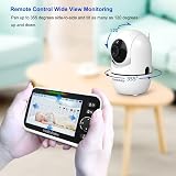HelloBaby No Wifi Baby Monitor 2 Cameras 5" Split Screen Night Vision view 3
