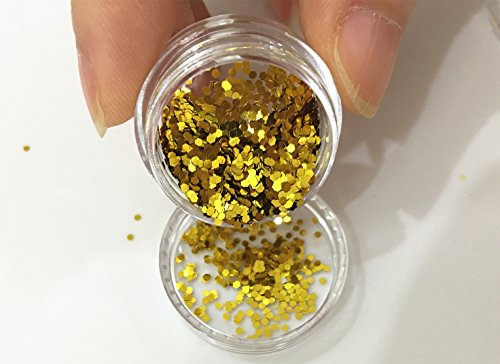 Glitter Powder Sequins for Slime ,Arts & Crafts Extra Solvent Resistant Glitter Powder Shakers,Assorted Colors,24 pack sequins - Thumbnail 5
