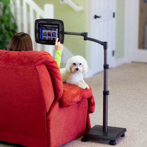 LEVO Deluxe iPad Floor Stand for all Best Tablet PCs, iPads, iPad Mini, New iPad Pro, Galaxy, Nexus, Xoom, Surface Pro, Miix, Nook, Fire, and Other Tablets and e Readers Gunmetal Color - G2 Electronics, Computers & Accessories, Tablet Accessories, Stands