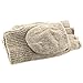 Women's Men Thick Winter Knitted Warm Circle Loop Infinity Scarf (one size, Beige White)