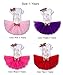 NNJXD Girl Newborn It's My 1st Birthday 3 Pcs/4 Pcs Outfits Romper+Skirt+Headband(+Leggings) Size 1 (1 Year) Pink