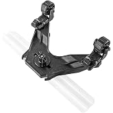 YakAttack LeaderBoard DoubleHeader Track Mount | Offset Holder for YakAttack LeaderBoard Measuring Board | Fits GearTrac, MightyMount &amp; Most Factory Tracks | Made in USA
