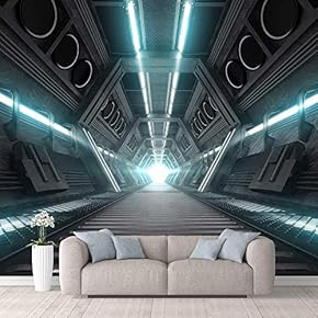 Wall Mural Impression of The Future Removable Self-Adhesive Large Wallpaper - 66x96 inches