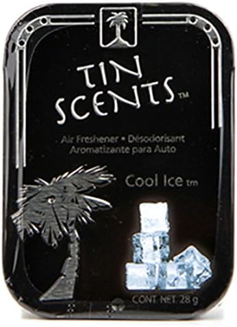 TinScents Car Air Freshener Cool Ice (4 Pieces) / Vehicle Deodorant / Deodorant / Household Goods / Vehicle Article / Fragrance