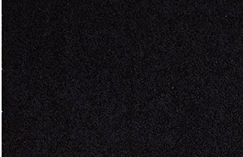 Giantech Shaggy Collection Solid Color Shag Area Rugs (20"x31", Black)