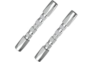 CAMUUN 2Pcs 1/4inch Reusable Hydraulic Hose Field Repair Kit for Hydraulic Hose Crimper Fittings #04-04