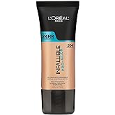 L'Oreal Paris Makeup Infallible Up to 24HR Pro-Glow Foundation, Natural Buff, 1 fl oz.