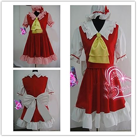 Amazon 東方project とうほうプロジェクト フランドール スカーレット 悪魔の妹 風 Cosplay コスプレ衣装 ハロウィン イベント パーティー 学園祭 クリスマス仮装 コスチューム 白組合せ コスプレ 仮装 通販