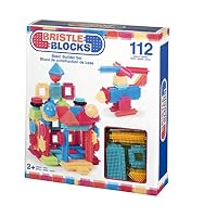 Bristle Blocks by Battat - The Official Bristle Blocks - 112Piece - Creativity Building Toys Dexterity Fine Motricity - Bpa Free 2 Years +