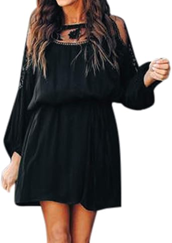 UYSDF Damen /&Auml;rmellos Bodycon Abend Party Mini Kleid 2019