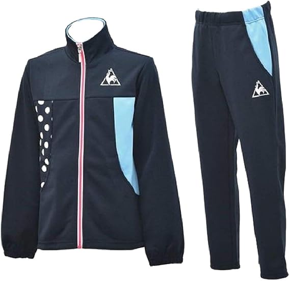 Amazon キッズ ジャージ 上下セット ジュニア 女の子 子ども ルコック Le Coq Sportif ガールズ トラックスーツ 女児 子供服 Qmjljf10 Qmjljg10 140cm Nvy ネイビー ジャージ 通販