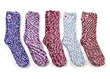 Red Bene Women's Multi-Bobble Fuzzy Socks