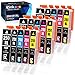 E-Z Ink (TM) Compatible Ink Cartridge Replacement for Canon PGI-250XL PGI 250 XL CLI-251XL CLI 251 XL to use with PIXMA MX922 MG5520 (3 Large Black, 3 Cyan, 3 Magenta, 3 Yellow, 3 Small Black) 15 pack primary