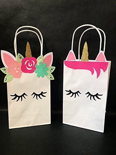 Unicorn Favor Bags - unicorn gift bags - unicorn party favor bags - unicorn party - unicorn party supplies - unicorn birthday - party bags