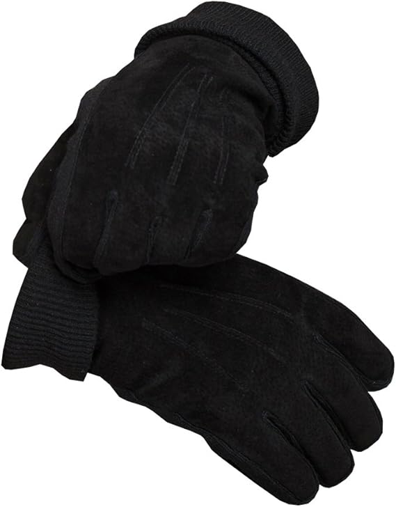 Amazon 天神 Tianshen メンズ 豚革 防寒手袋 本革 通勤 通学 秋冬 防風 バイク 裏起毛 グローブ 7r2 M 手袋 通販