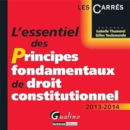 L' essentiel des principes fondamentaux de droit constitutionnel