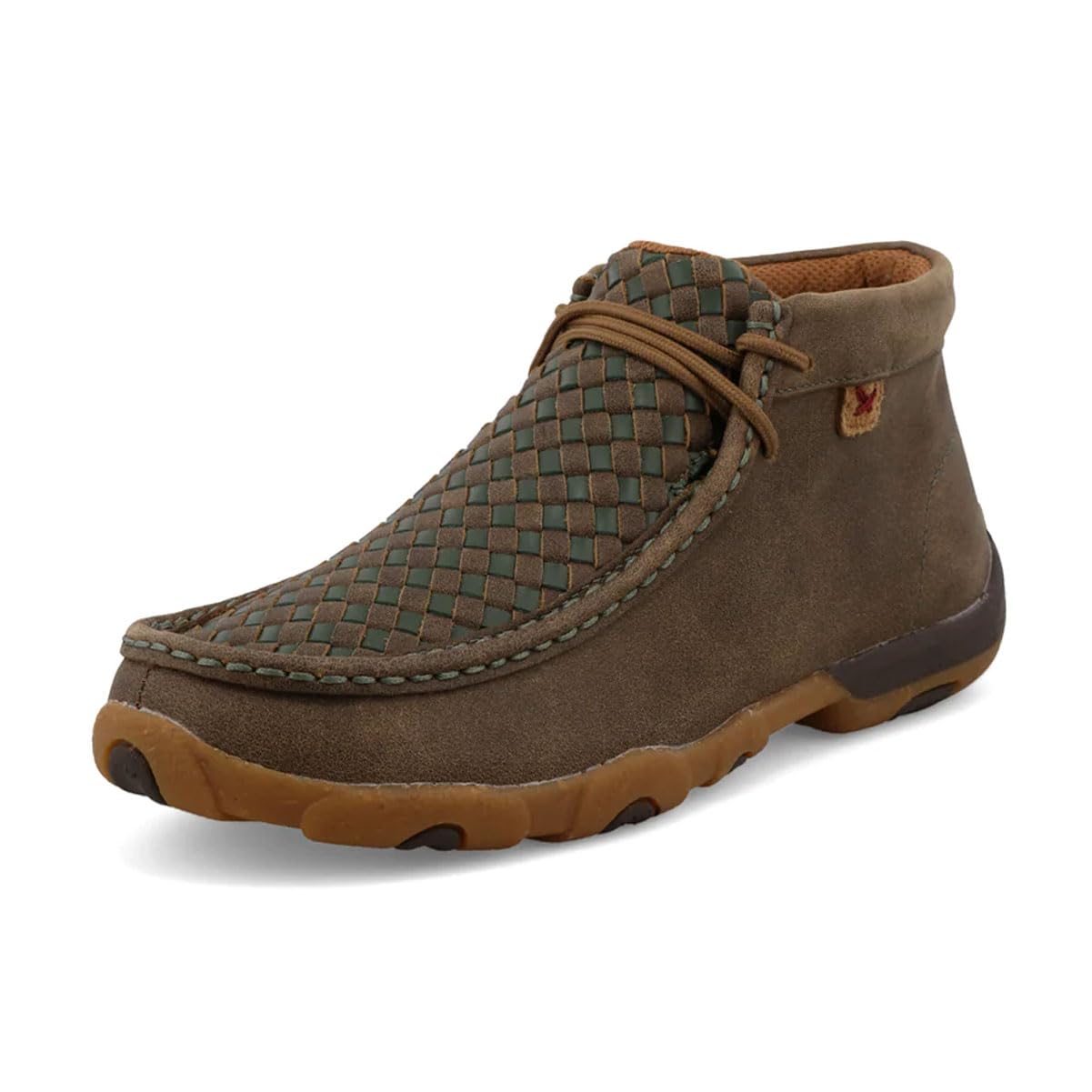 Twisted X Women's Chukka Driving Moc, Moc Toe, Bomber & Clover, 5.5 M Image