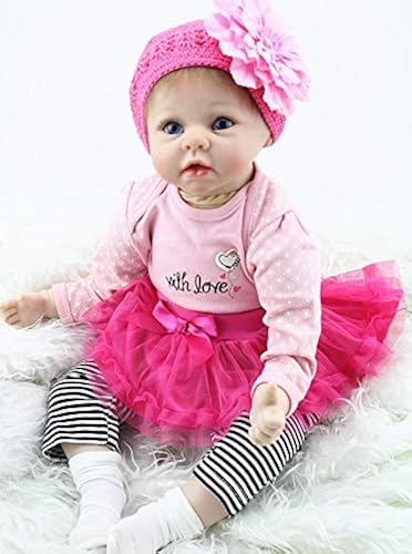 Reborn Baby Dolls Clothes Girls Skirt Outfits for 20-22 Inches