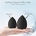 BEAKEY 2 in 1 Makeup Sponges and Brush - Professional Beauty Sponge and Foundation Brush for Liquid, Cream and Powder