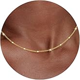 Carffordo 925 Sterling Silver Necklace Silver Chain Necklace for Women Cuban Link Chain 16K Gold Plated Chain Simple Dainty Necklace for Women Waterproof Trendy Jewelry Gift