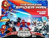 Marvel Super Hero Squad The Amazing Spider-Man Battle Against Venom 3-Pack