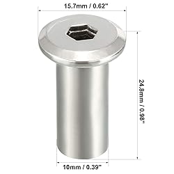 uxcell M8x22mm Hex Socket Head Insert Nut Screw