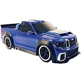 Suped-Up Remote Controlled Cobalt Blue Ford F-150 Pick Up Truck Racing Car