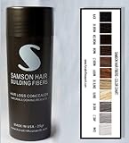 BLONDE color Samson Best Hair Loss Concealer Building Fibers CONTAINER With 25grams FREE SHIPPING USA Also Fits Toppik Xfusion Spray Applicators