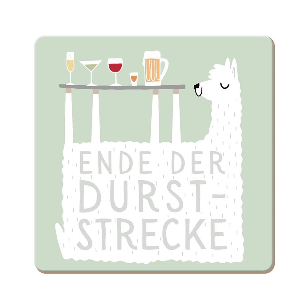 Grafik Werkstatt Funny Cork Coaster | End of the Thirst Range