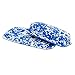 Enamelware Covered Butter Dish, Blue/White Splatter
