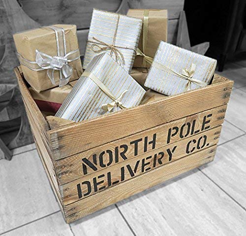 Flash Sale Christmas Eve Box Vintage Apple Crate Hamper