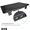havit Cooling Pad 12"-17" Laptop Cooler with 3 Ultra Quiet Fans, Ergonomic Comfort Notebook Cooler with 2 USB Ports, HV-F2056