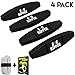 Big Ripper Tennis Vibration Dampener - Set of 4 - Overgrip and Ebook Included - New 2018 Version - Shock Absorbers - Fits Easily in Your Racket Strings - Premium Vibrastop Dampeners