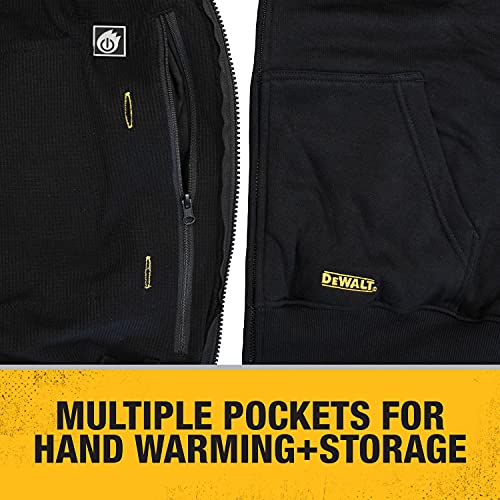 DEWALT DCHJ067BXL 20V/12V Max Bare Hooded Heated Jacket, Black, X