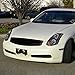 Spec-D Tuning HG-G35032JM-RS G35 2Dr Coupe Oe Style Front Hood Grille Black
