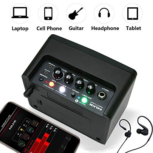 Asmuse 3W Mini Guitar AMP Digital Bass Amplifier Combo headphone