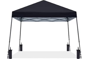 ABCCANOPY Stable Pop up Outdoor Canopy Tent, Black