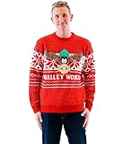 Christmas Vacation Marty Moose Walley World Adult Red Ugly Christmas Sweater