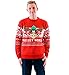 Christmas Vacation Marty Moose Walley World Adult Red Ugly Christmas Sweater