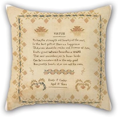 Oil Painting Emily F. Cooley - Sampler Pillow Shams Best For Kids Sofa Adults Christmas Kids Room Car Seat 18 X 18 Inches / 45 By 45 Cm(each Side)