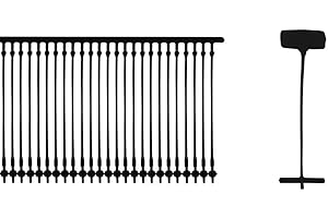 Acuteye 1 Inch Standard Tagging Attachments, 5000 Pieces, 50 Per Clip (Black)