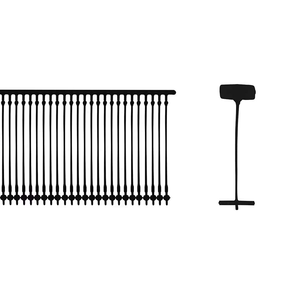 Photo 1 of Acuteye 1 Inch Standard Tagging Attachments, 5000 Pieces, 50 Per Clip (Black)
