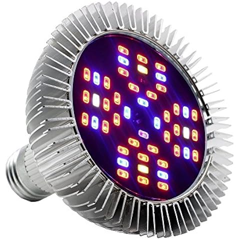 Amazon Com Taotronics Led Grow Light Bulb Miracle Grow Plant Light For Hydropoics Greenhouse Organic E27 12w 3 Bands Patio Lawn Garden