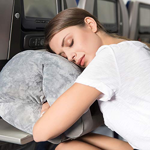 Inflatable Travel Pillow Upgraded Airplane Pillow Head and Neck Rest