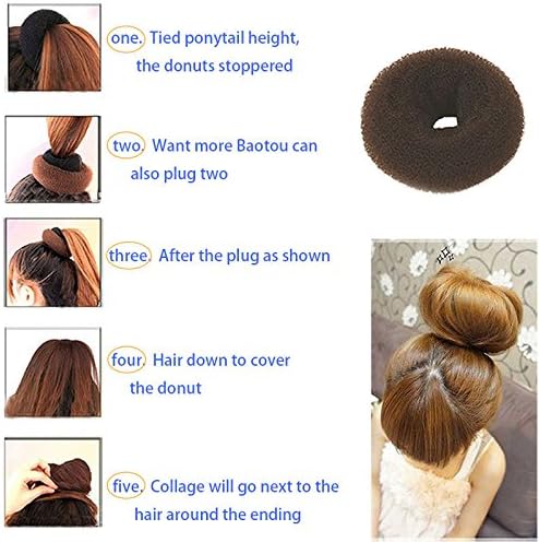 Healtheveryday Children Kids Girls Ballet Dance Hair Bun Donut