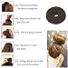 HiiBabyChildren Kids Girls Ballet Dance Hair Bun Donut Ring Shaper Hair Styler Maker Doughnut Former Sponge PACK OF 2 SIZES Small & Medium (Brown)