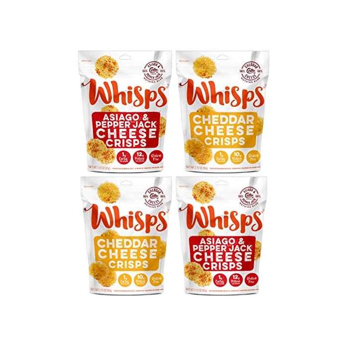 Buy Whisps Cheese Crisps Variety Pack (2.12oz) Cheddar Cheese Crisps