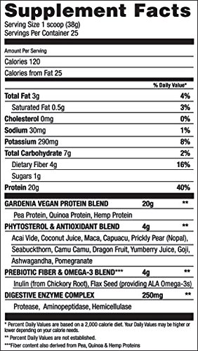 Gardenia All-Natural Plant Based Protein - Chocolate Cacao - Sample (38g)
